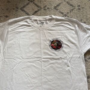 Obey White Floral Graphic Tee